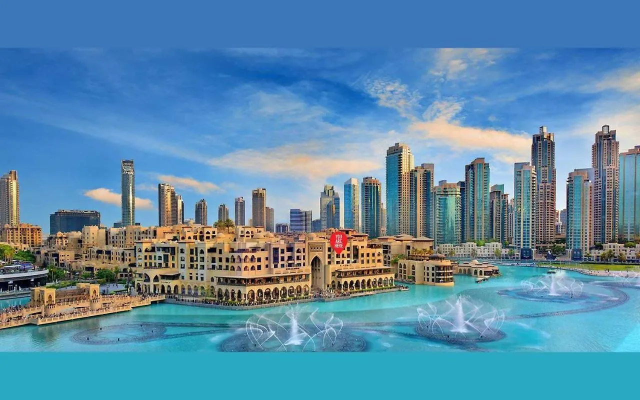 דירות דובאי Palmbay 1Br Full Burj Khalifa & Fountain View איחוד האמירויות הערביות