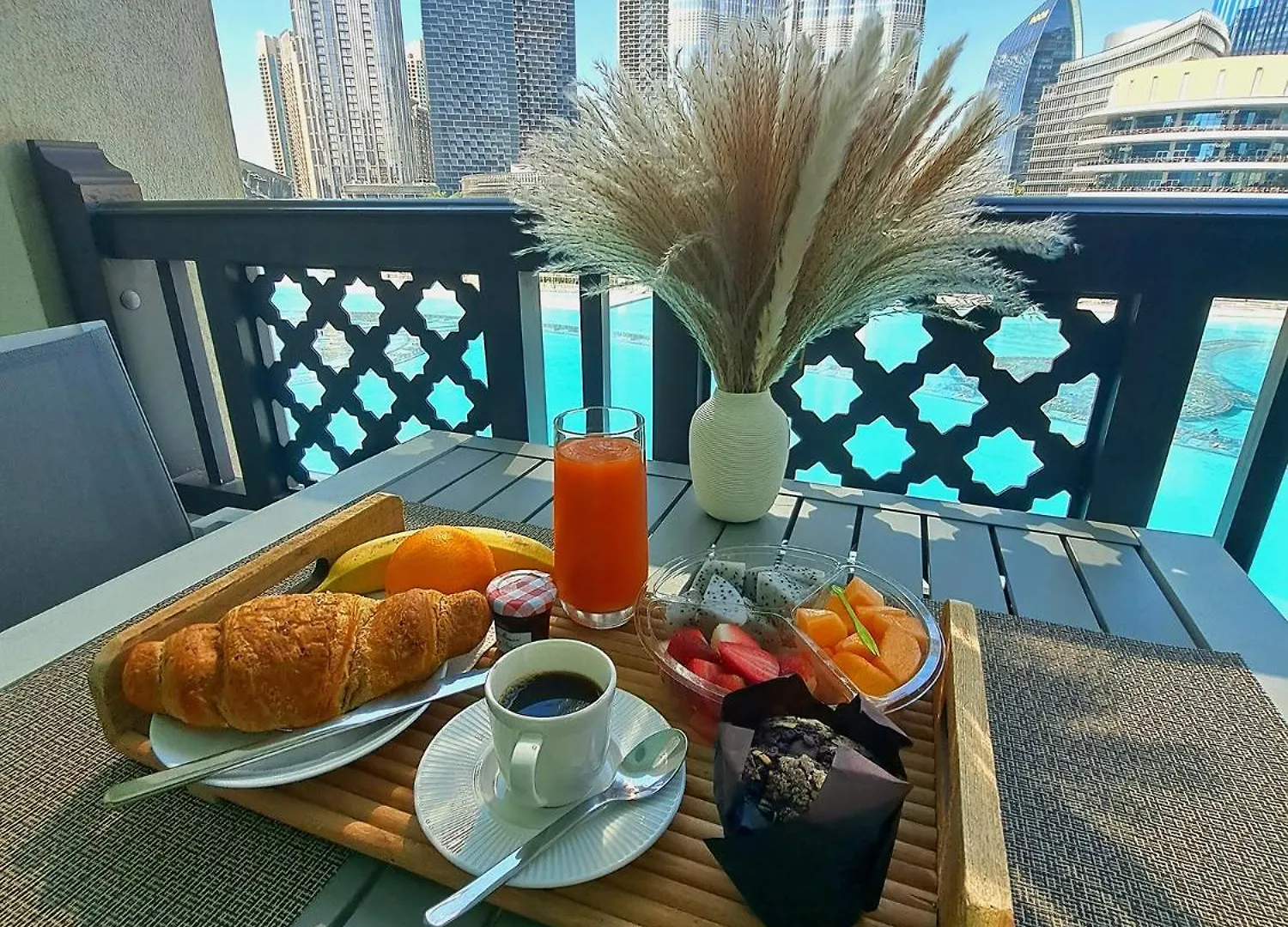 דירות דובאי Palmbay 1Br Full Burj Khalifa & Fountain View